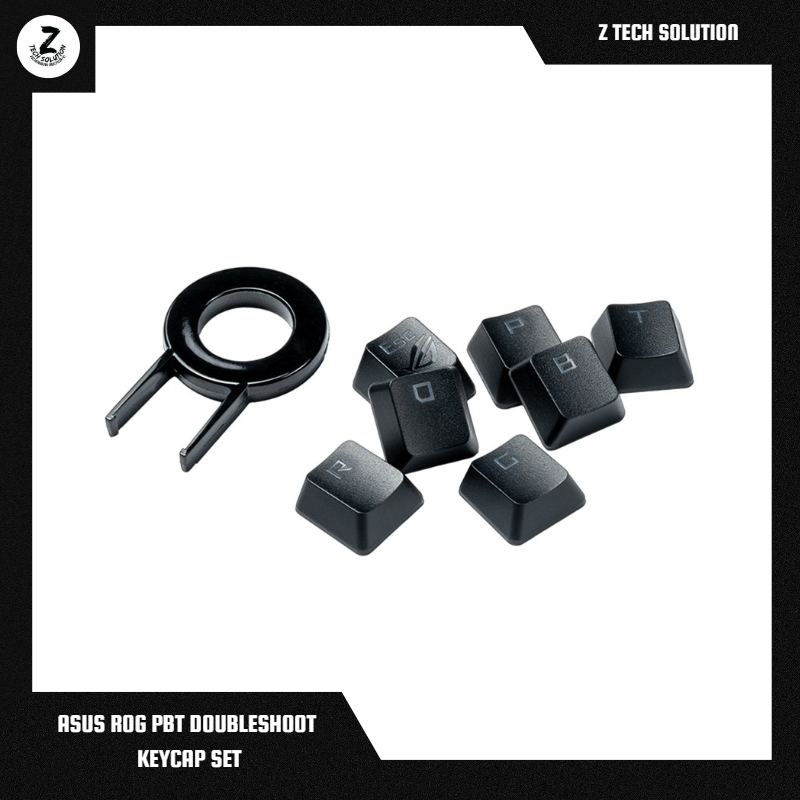ASUS ROG PBT DOUBLESHOT KEYCAP SET – Z TECH SOLUTION | WORLD OF GAMERS